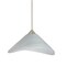 Besa Lighting Hoppi Cord Pendant, Marble, Satin Nickel Finish, 1x5W LED 1XT-191352-LED-SN - alternate 1